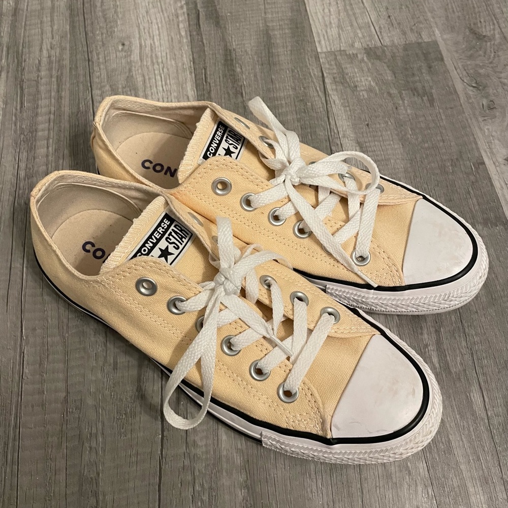 Pale Yellow Converse
